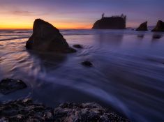 DAYS END  - Olympic National Park, Washington, USA